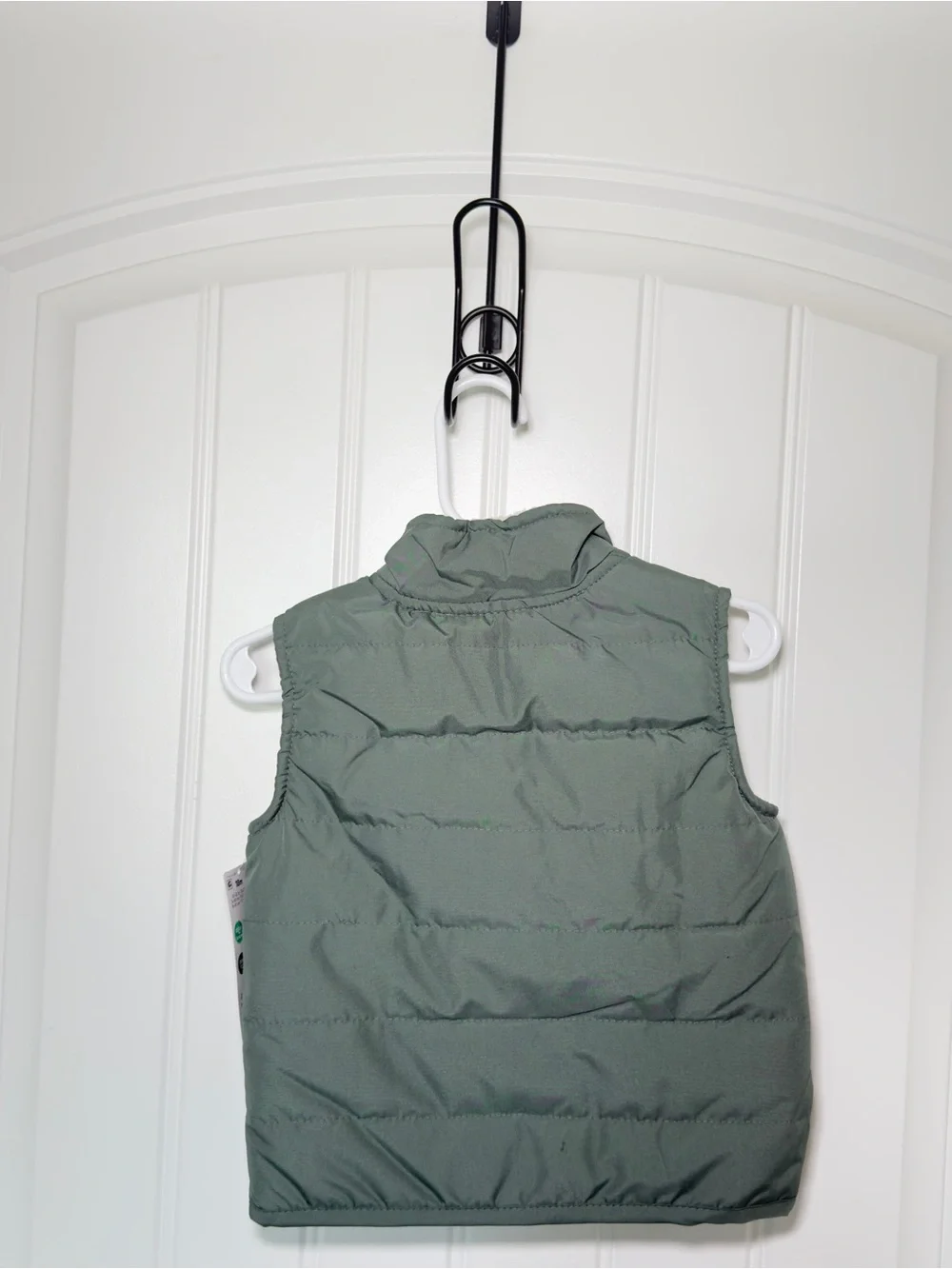 Carter’s Green Full Zip Quilted Vest Utility Outdoors 18 Months